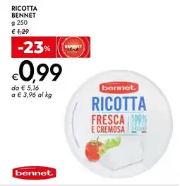 Bennet Ricotta BENNET offerta