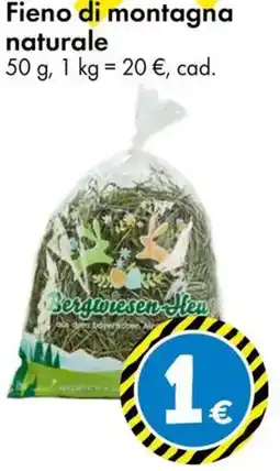 Tedi Fieno di montagna naturale offerta