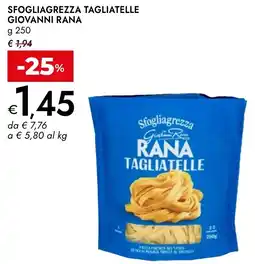 Bennet Sfogliagrezza tagliatelle GIOVANNI RANA offerta