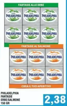 Bitar Philadelphia fantasie erbe/salmone offerta
