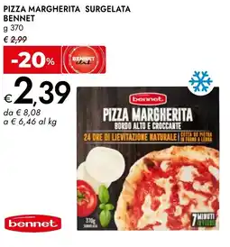 Bennet Pizza margherita surgelata BENNET offerta
