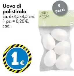 Tedi Uova di polistirolo offerta