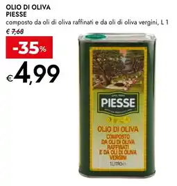 Bennet Olio di oliva piesse composto da oli di oliva raffinati e da oli di oliva vergini offerta