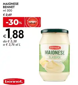 Bennet Maionese BENNET offerta