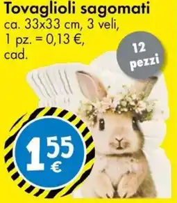 Tedi Tovaglioli sagomati offerta