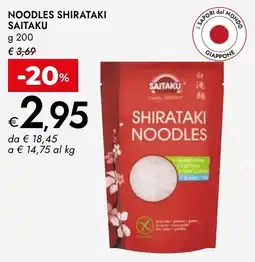 Bennet Noodles shirataki SAITAKU offerta