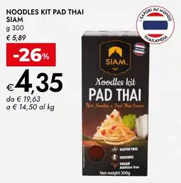 Bennet Noodles kit pad thai SIAM offerta