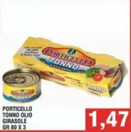 Bitar Porticello tonno olio girasole offerta