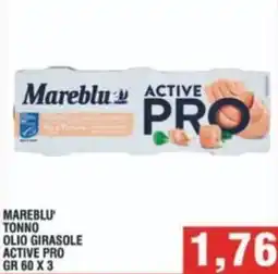 Bitar Mareblu tonno olio girasole active pro offerta