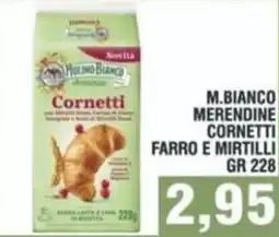 Bitar M.bianco merendine cornetti farro e mirtilli offerta