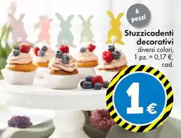 Tedi Stuzzicadenti decorativi offerta