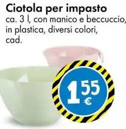 Tedi Ciotola per impasto offerta