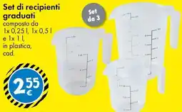Tedi Set di recipienti graduati offerta