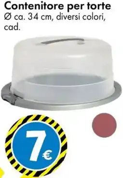 Tedi Contenitore per torte offerta