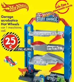 Tedi Garage acrobatico Hot Wheels offerta
