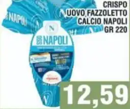 Bitar Crispo uovo fazzoletto calcio napoli offerta