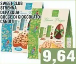 Bitar Sweet club strenna di pasqua gocce di cioccolato canditi offerta