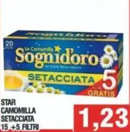 Bitar Star camomilla setacciata 15 +5 filtri offerta