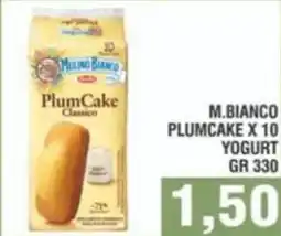 Bitar M.bianco plumcake x 10 yogurt offerta