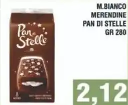 Bitar M.bianco merendine pan di stelle offerta