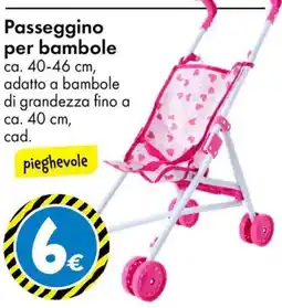 Tedi Passeggino per bambole offerta
