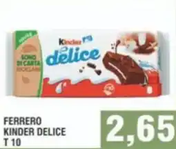 Bitar Ferrero kinder delice t 10 offerta