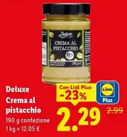 Lidl Deluxe Crema al pistacchio offerta