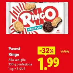 Lidl Pavesi Ringo offerta