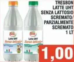 Bitar Tresbon latte uht senza lattosio scremato/ parzialmente scremato offerta