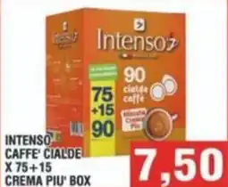 Bitar Intenso caffe' cialde x 75+15 crema piu' box offerta