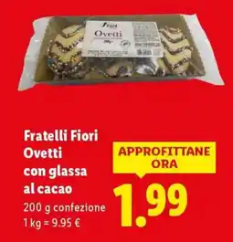 Lidl Fratelli Fiori Ovetti con glassa al cacao offerta