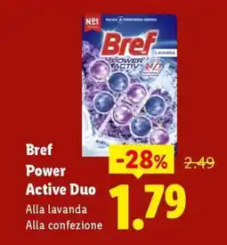 Lidl Bref Power Active Duo offerta