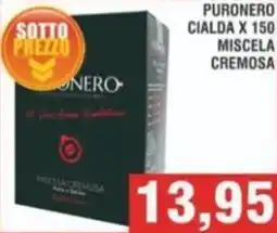 Bitar Puronero cialda x 150 miscela cremosa offerta