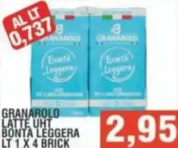 Bitar Granarolo latte uht bonta leggera offerta