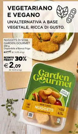 Esselunga Nuggets di soia GARDEN GOURMET offerta