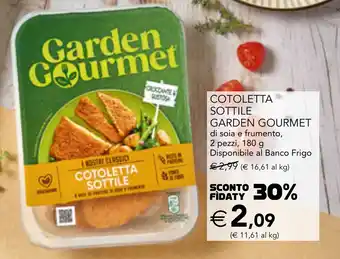 Esselunga Cotoletta sottile GARDEN GOURMET offerta