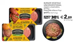 Esselunga Burger vegetale unconventional classico o al pomodoro offerta