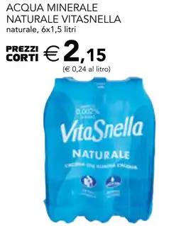 Esselunga Acqua minerale naturale vitasnella naturale offerta