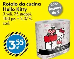 Tedi Rotolo da cucina Hello Kitty offerta