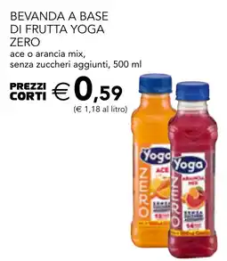 Esselunga Bevanda a base di frutta yoga zero ace o arancia mix, senza zuccheri aggiunti offerta