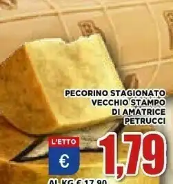 Pecoino stagionato vecchio stampo di amatrice