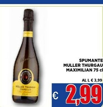Vivo Supermercati Spumante muller thurgau offerta