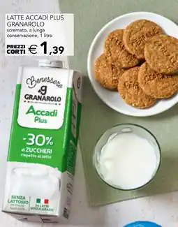 Esselunga Latte accadì plus granarolo scremato, a lunga conservazione offerta