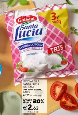 Esselunga Mozzarella santa lucia GALBANI offerta