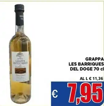 Vivo Supermercati Grappa les barriques del doge 70 cl offerta