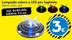 Tedi Lampada solare a LED per laghetto offerta