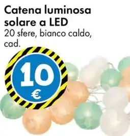 Tedi Catena luminosa solare a LED offerta