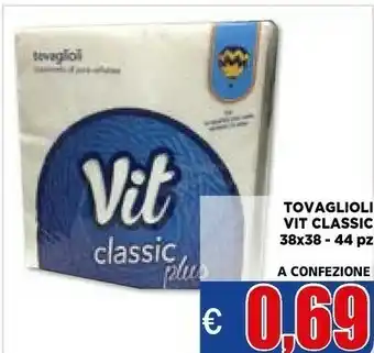 Vivo Supermercati Vit classic tovaglioli offerta