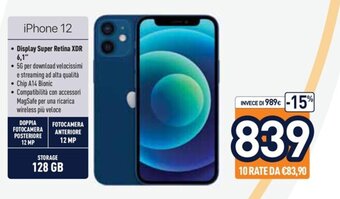 Unieuro iPhone 12 offerta