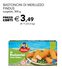 Esselunga Bastoncini di merluzzo FINDUS offerta